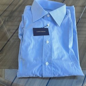 Cassicssma 100% cotton men shirt with cuffs new with tags size 17,43.